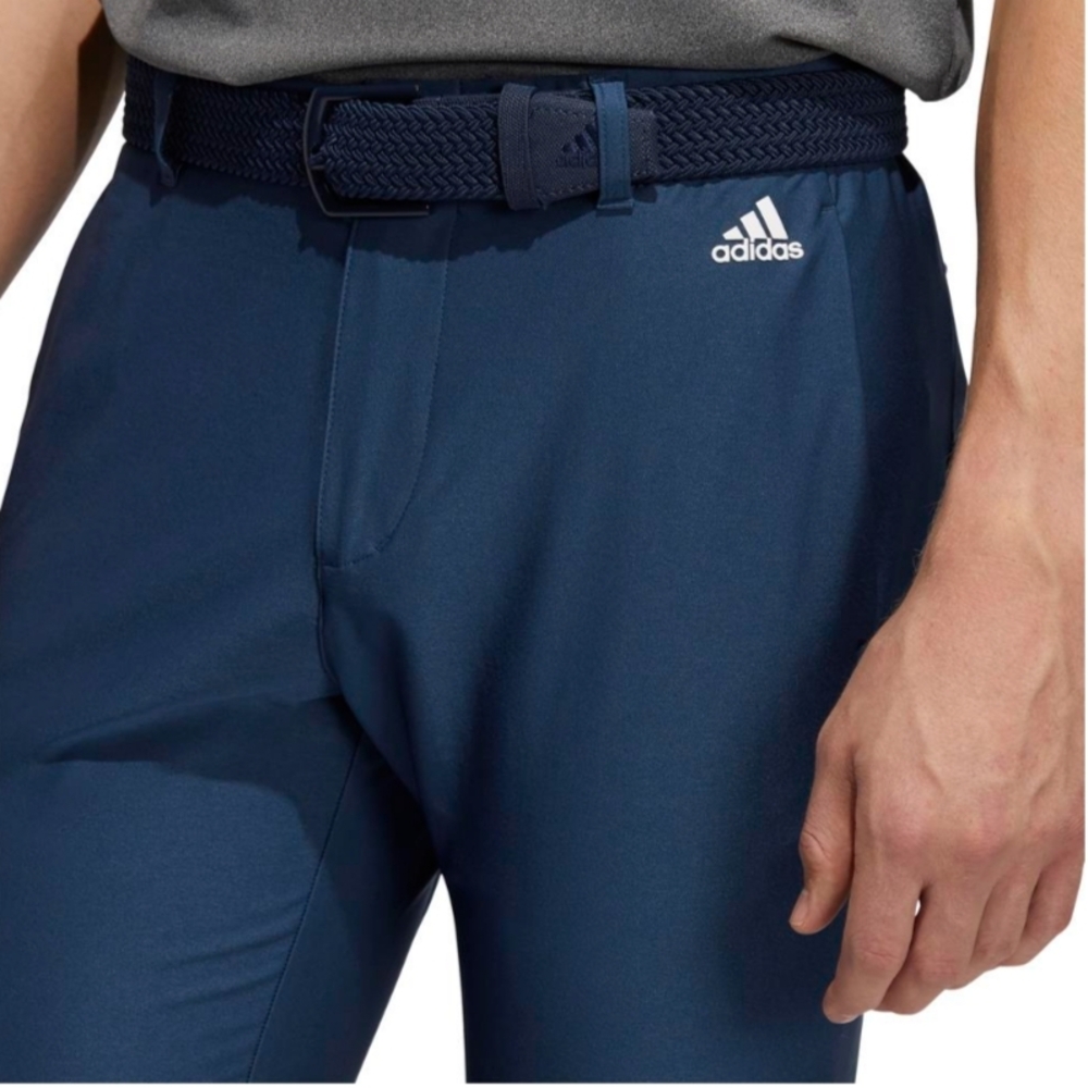 New Adidas Ultimate365 3-Stripes Tapered Men's Golf Trousers Navy Crew| 30/32